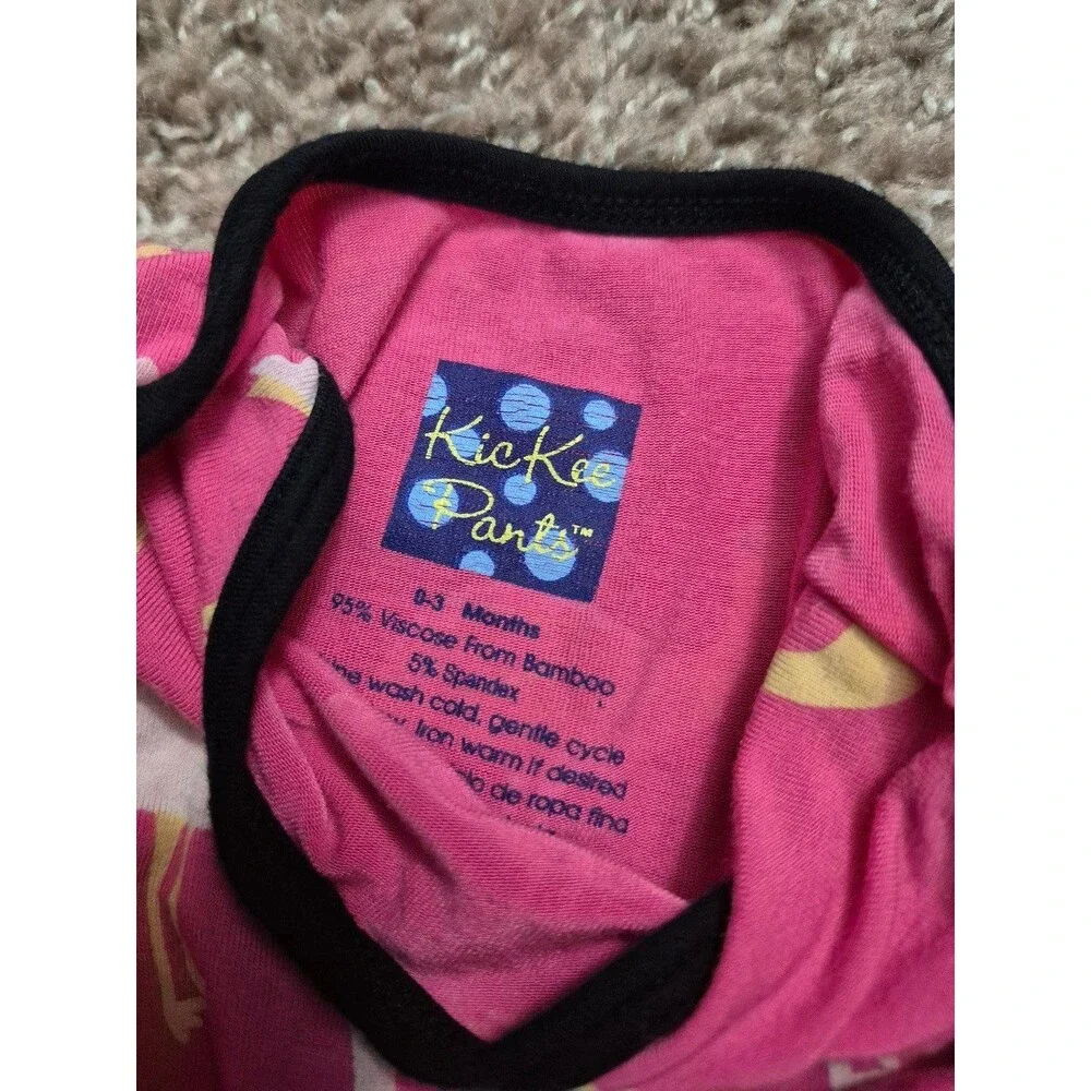 Kickee pants bamboo bodysuit size 0-3 months